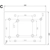 Cabeçote florestal, Tesoura para mini-escavadora CF 10 DELEKS