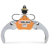Forestry grapple for mini excavators Deleks DK-11C with GR-30 1230mm