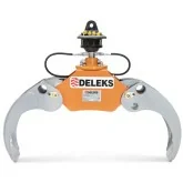Forestry grapple for mini excavators Deleks DK-11C with GR-30 1230mm