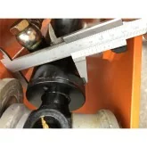 Forstgreifer für Minibagger Deleks DK-11C mit GR-30 1230mm