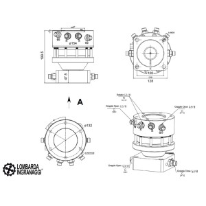 Forstkopf, Schere und hydraulischer Rotator für Minibagger