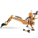 Backhoe for Deleks DRS-2000 tractor