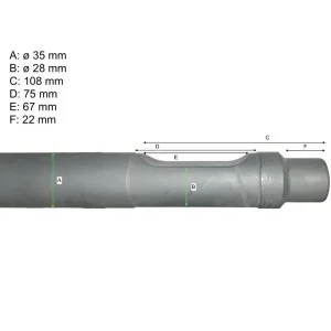 Zeiger Batipalo für Hydraulikhammer 350 DELEKS