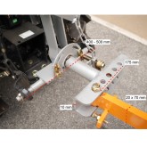 Arado reversível DRP-25 para trator pequeno DELEKS