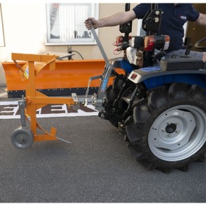 Herse rotative réversible DRP-25 pour petit tracteur DELEKS