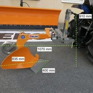 Charrue monosoc DP-20 pour tracteur DELEKS