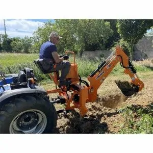 Backhoe loader for tractor Deleks DRS-2000T