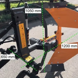 Arado reversível hidráulico DRHP-35 para trator DELEKS