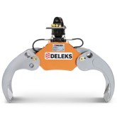 Garra florestal para mini-escavadoras Deleks DK-16 com GR-30F 1460mm