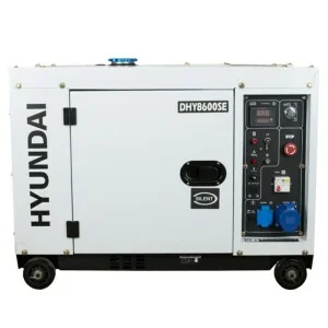 HYUNDAI DHY8600SE 6300 W diesel electric generator