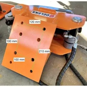 Cabeça florestal para mini-escavadora Deleks CF-10 500mm