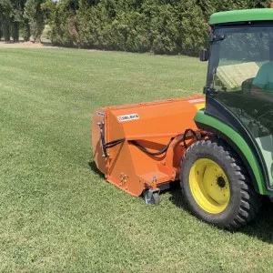 DELEKS PANDA Broyeur à lames de 90 cm avec bac à herbe