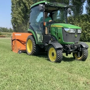 DELEKS PANDA Broyeur à lames de 90 cm avec bac à herbe