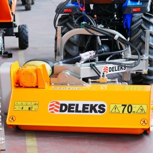 Side flail mower for tractor DELEKS VOLPE 100 160 kg