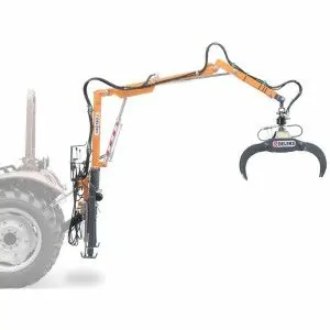 Hydraulic forestry crane for tractor Deleks CRAB-3000 30HP