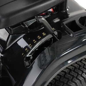 Alpina AT3 98 A lawn tractor cutting heights