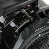 Alpina AT3 98 A lawn tractor cutting heights