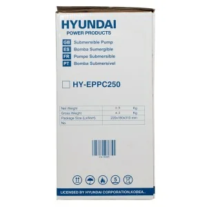 Bomba de aguas limpias Hyundai HY-EPPC250 6000 l/h