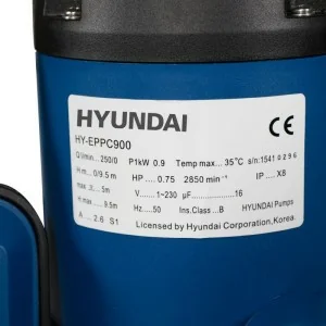 Hyundai Pompe à eau électrique HY-EPPC900 15600 l/h