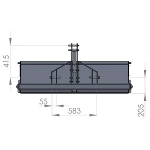 Hydraulic PTO rear shovel Deleks BUCKET-120H 400 Kg