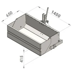 Deleks Pá traseira TDF BUCKET-140 Manual