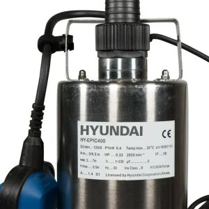 Hyundai Pompe à eau HY-EPIC400 Acier inoxydable