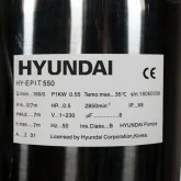 Pompe à eau Hyundai HY-EPIT550 pour eaux usées