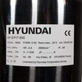 Pompa dell'acqua Hyundai HY-EPIT550 per acqua sporca