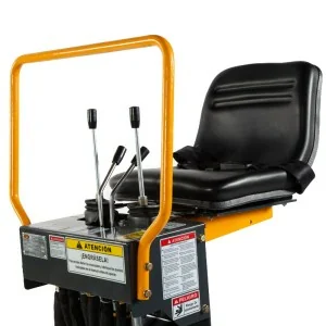 Mini backhoe loader for mini tractor Dimago PTO controls