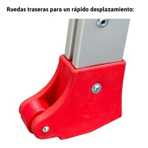 Taburete de alta seguridad de aluminio Faraone SGP 2-5 peldaños