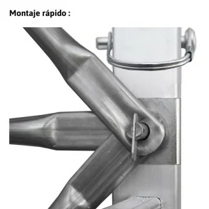 Andamio de aluminio con ruedas Faraone RAPIDO-140