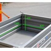 Godet arrière PTO hydraulique Deleks