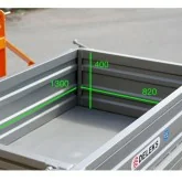 Godet arrière PTO hydraulique Deleks