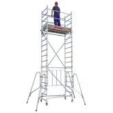 Scaffold with wheels and platform Faraone RAPIDO-160