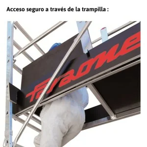 Faraone Andaime móvel com plataforma RAPIDO-160