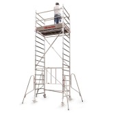 Aluminum scaffold with wheels Faraone RAPIDO-180