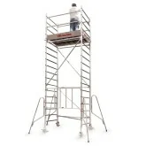 Aluminum scaffold with wheels Faraone RAPIDO-180
