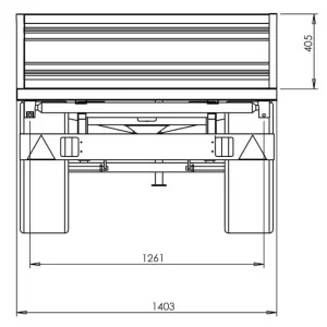 Agricultural trailer PTO Deleks RM14-T3S