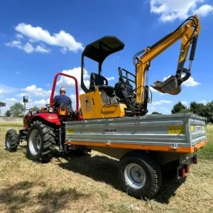 Deleks Landwirtschaftlicher Zapfwellenanhänger RM14-T3 mit Handbremse