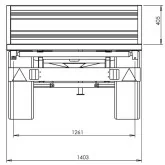 Remolque agricola PTO Deleks RM14-T3 con freno manual