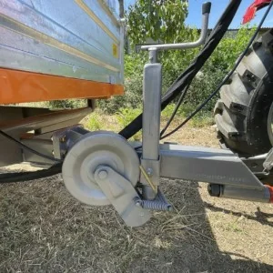 Agricultural trailer PTO Deleks RM14-T3 with manual brake