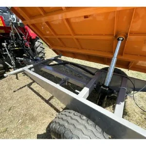 Agricultural trailer PTO Deleks RM14-T3 with manual brake