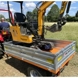 Deleks Landwirtschaftlicher Zapfwellenanhänger RM14-T3 mit Handbremse