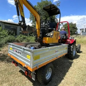 Deleks Remorque agricole à prise de force RM14-T3 avec freins manuels