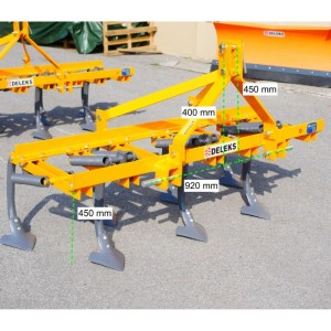 Coltivatore a 7 bracci con presa di forza Deleks DE-165-7-V 30 - 50 CV