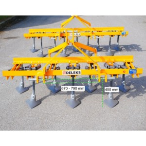 7-arm PTO Cultivator Deleks DE-165-7-V 30 - 50 HP