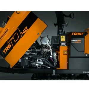 Branch bio shredder Forst TR6D from tracked 150 x 200 mm