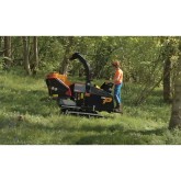 Gasoline branch shredder Forst TR6P with 37 HP tracks