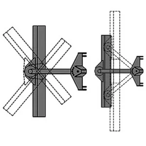 Deleks Lâmina de nivelamento da tomada de força DDL-160 20 - 45 CV