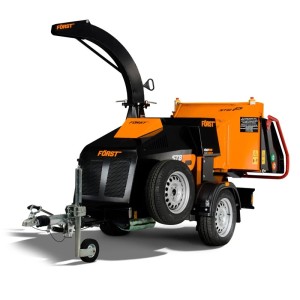 Biotrituratore con rimorchio Forst ST8P 200 x 255 mm